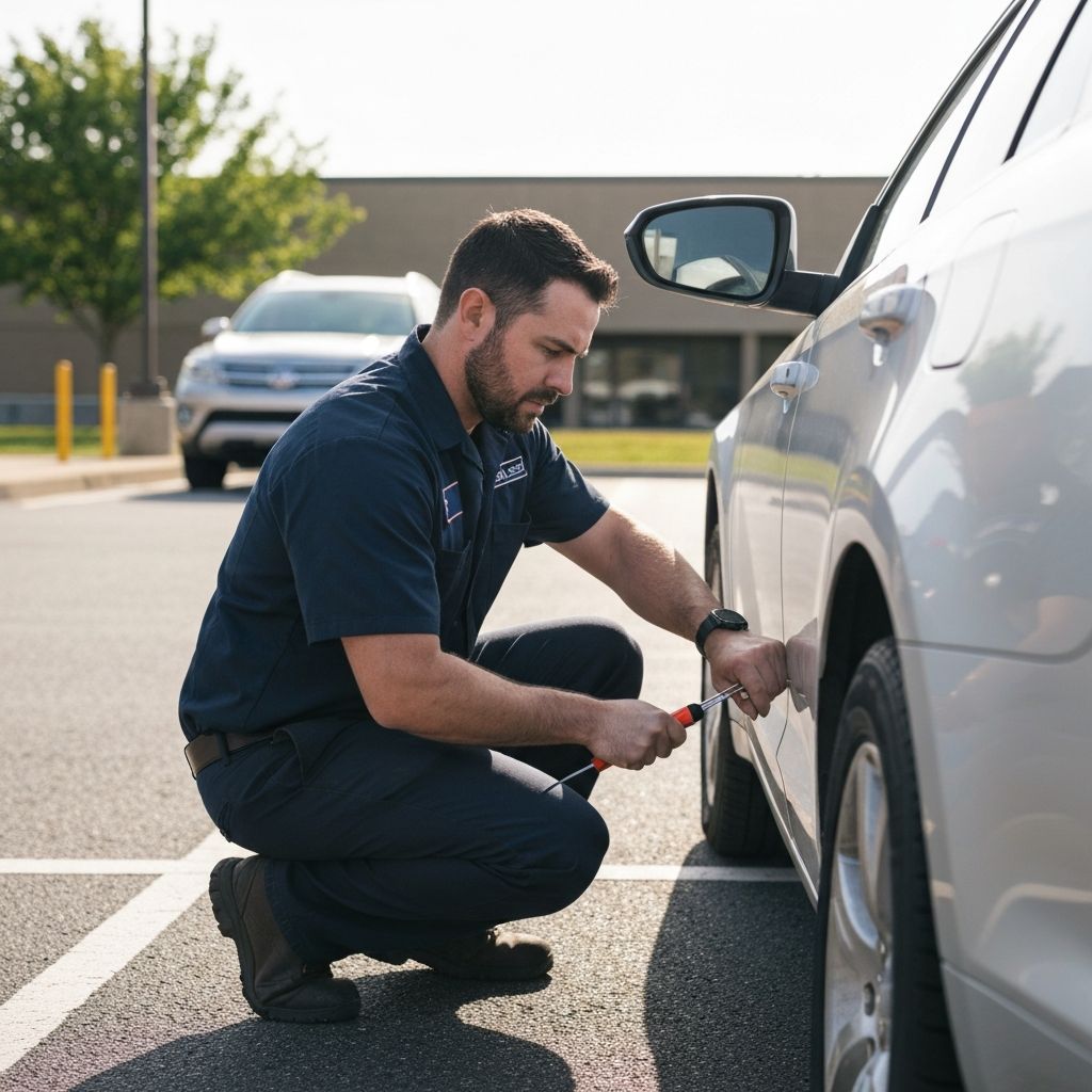Professional mobile locksmith technician serving Northwest Arkansas